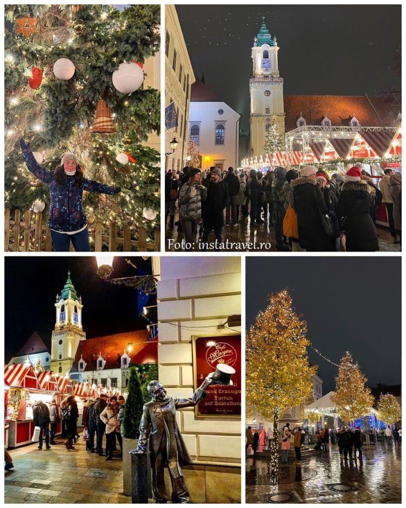 Târgul de Crăciun din Piața Hlavné - Bratislava