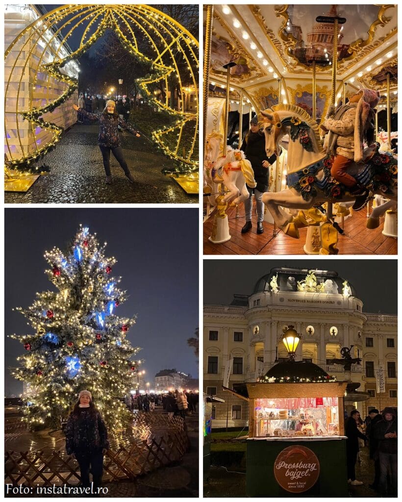 Târgul de Crăciun din Piața Hviezdoslavovo